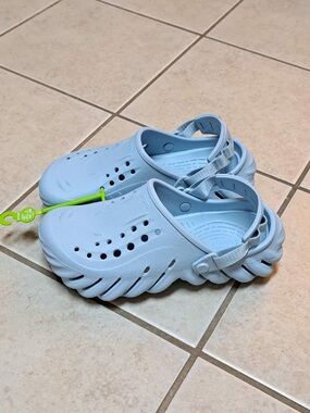 Crocs Echo Clog "Sky Blue" - Men's sz 6 / Wmns sz 8
